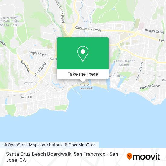 How to get to Santa Cruz Beach Boardwalk in San Francisco San