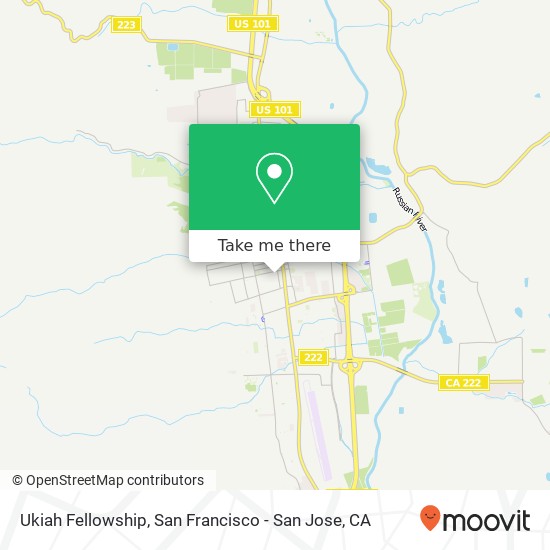 Ukiah Fellowship map