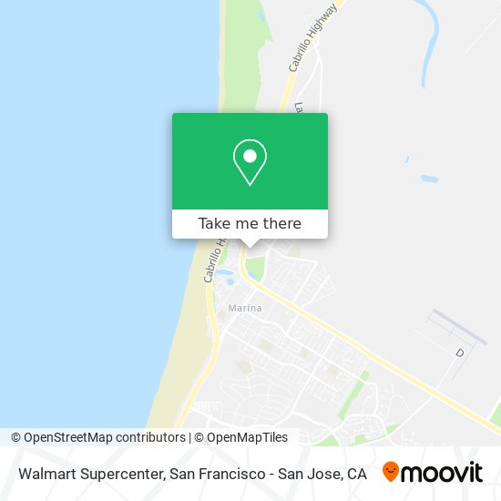 Walmart Supercenter map