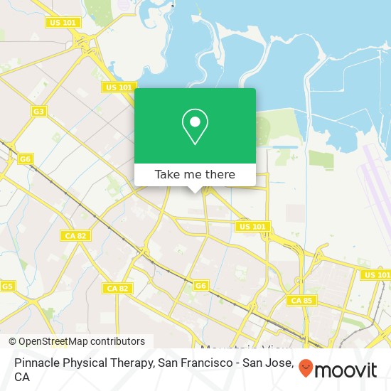 Mapa de Pinnacle Physical Therapy