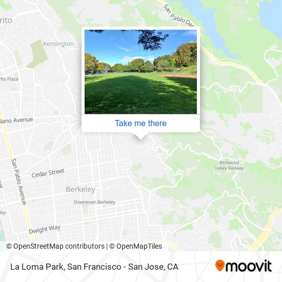 La Loma Park map