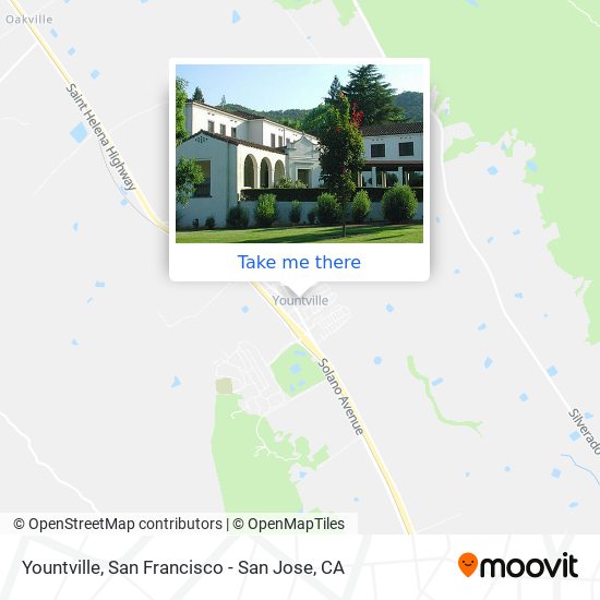 Yountville map