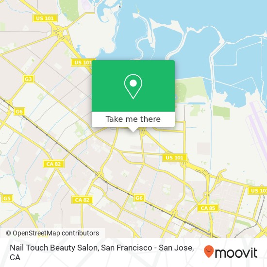 Mapa de Nail Touch Beauty Salon