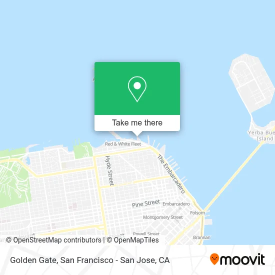 Golden Gate map