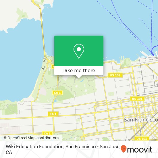 Wiki Education Foundation map