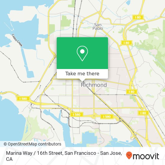 Mapa de Marina Way / 16th Street