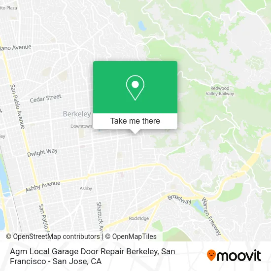 Agm Local Garage Door Repair Berkeley map