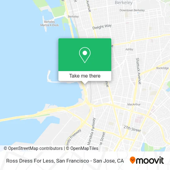 Ross Dress For Less map