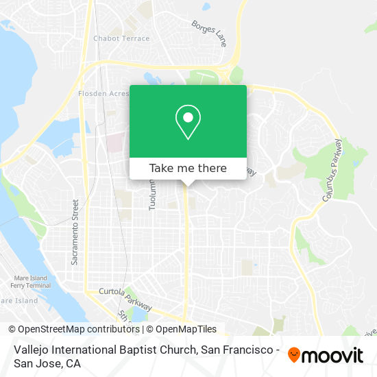 Mapa de Vallejo International Baptist Church