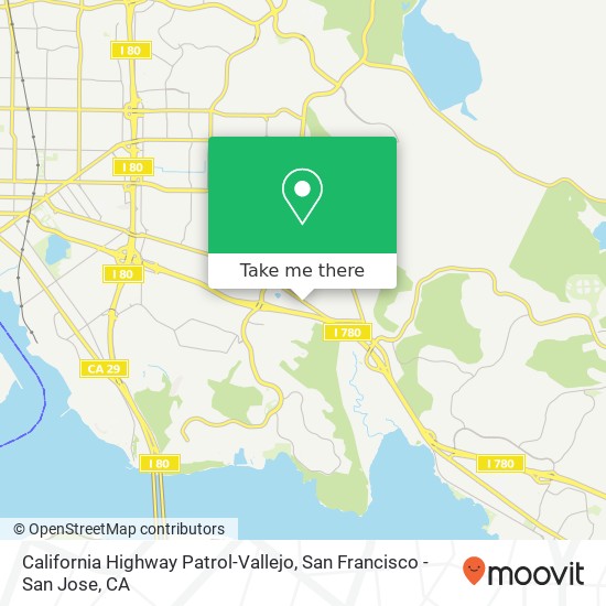 California Highway Patrol-Vallejo map