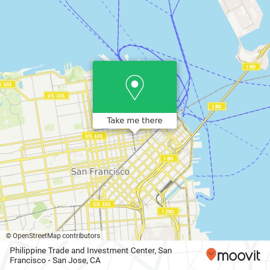 Mapa de Philippine Trade and Investment Center