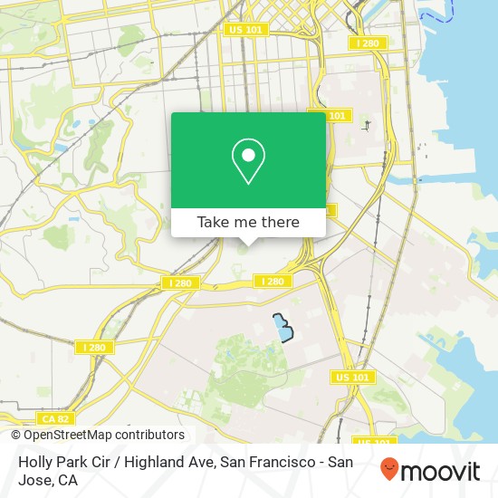 Holly Park Cir / Highland Ave map