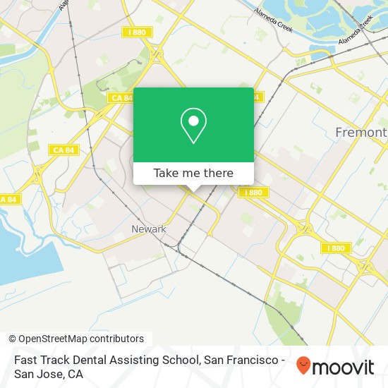 Mapa de Fast Track Dental Assisting School