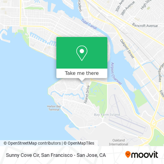 Sunny Cove Cir map