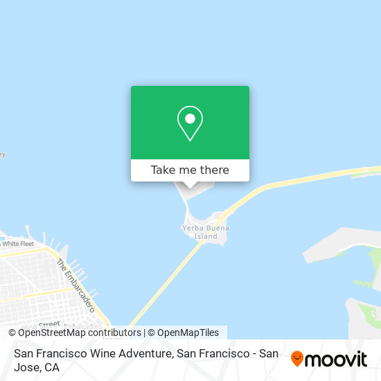 San Francisco Wine Adventure map