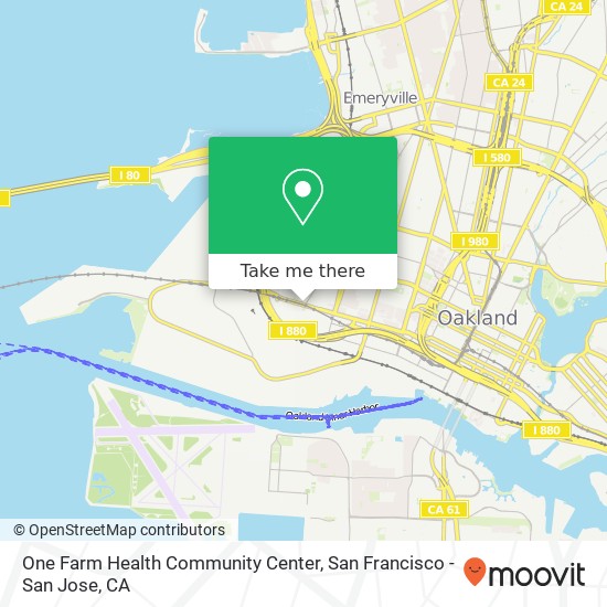 Mapa de One Farm Health Community Center