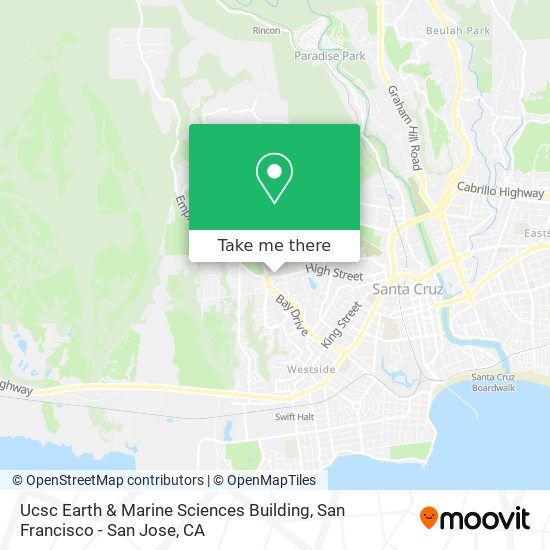 Mapa de Ucsc Earth & Marine Sciences Building