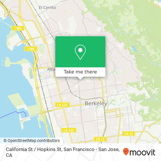 Mapa de California St / Hopkins St