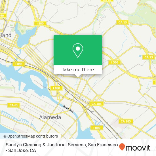 Sandy's Cleaning & Janitorial Services map