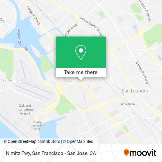 Mapa de Nimitz Fwy