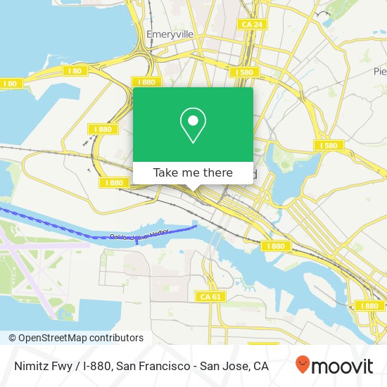 Mapa de Nimitz Fwy / I-880