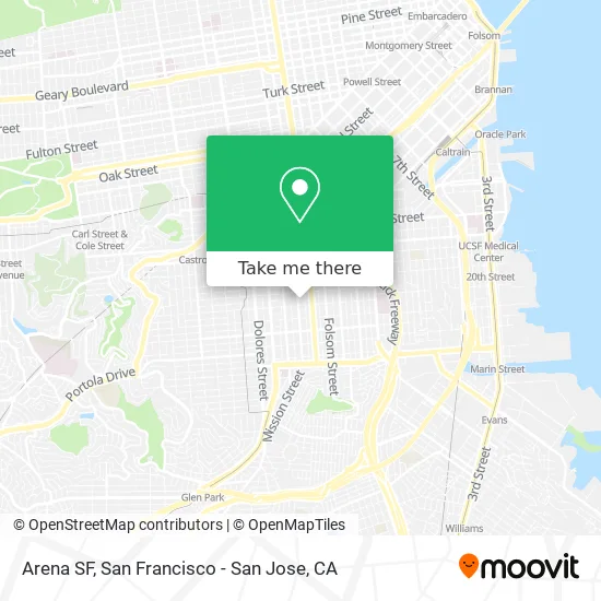 Mapa de Arena SF