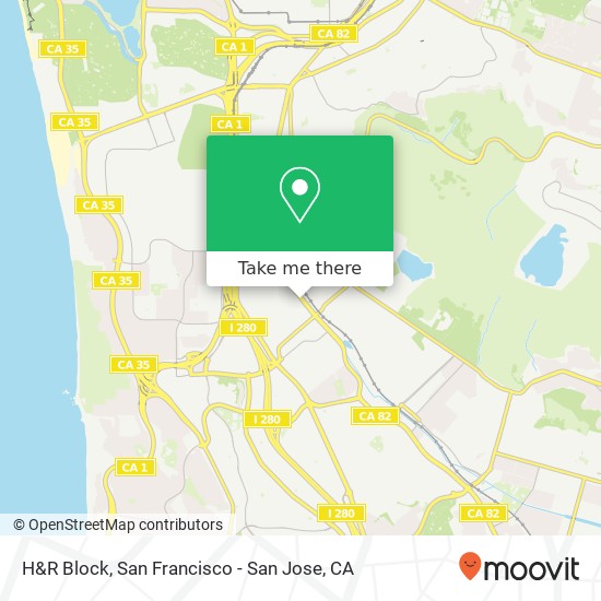 H&R Block map