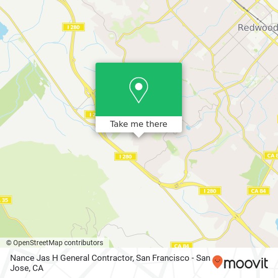 Nance Jas H General Contractor map