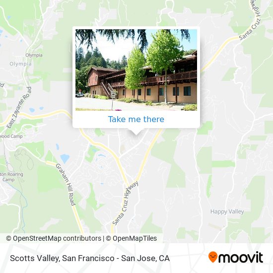 Mapa de Scotts Valley