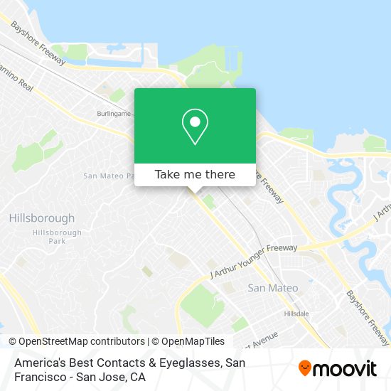 America's Best Contacts & Eyeglasses map
