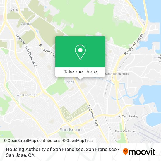 Housing Authority of San Francisco map