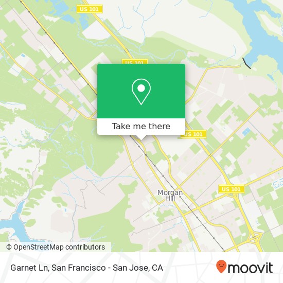 Garnet Ln map