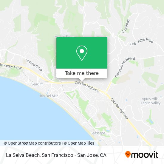 Mapa de La Selva Beach