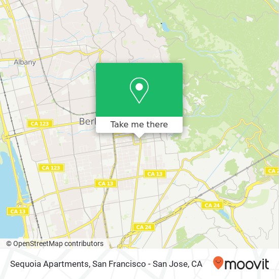 Sequoia Apartments map