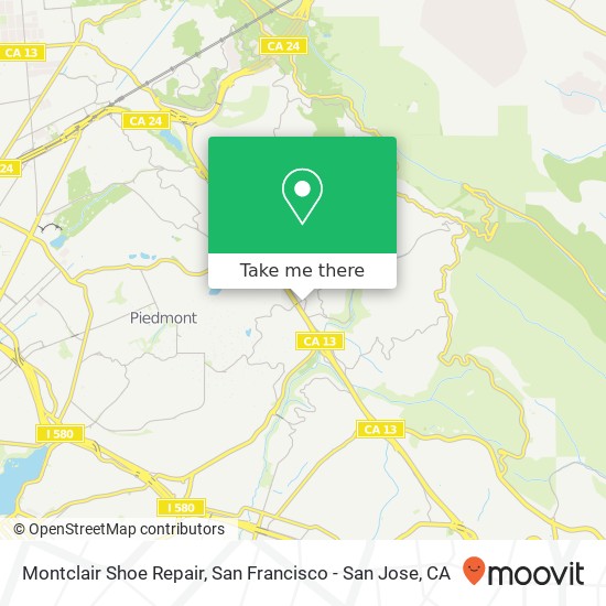 Mapa de Montclair Shoe Repair