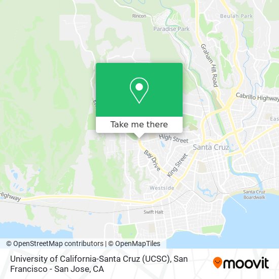 How to get to University of California Santa Cruz UCSC in San