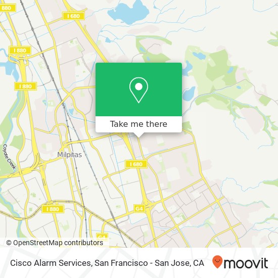 Cisco Alarm Services map