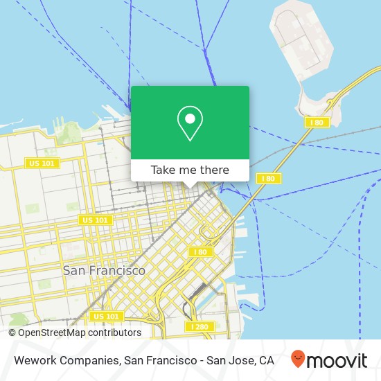 Mapa de Wework Companies