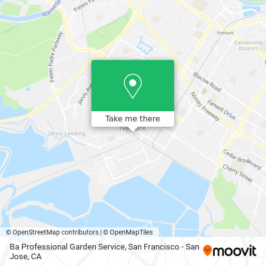Ba Professional Garden Service map