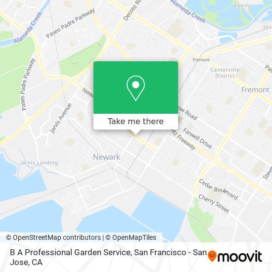 Mapa de B A Professional Garden Service