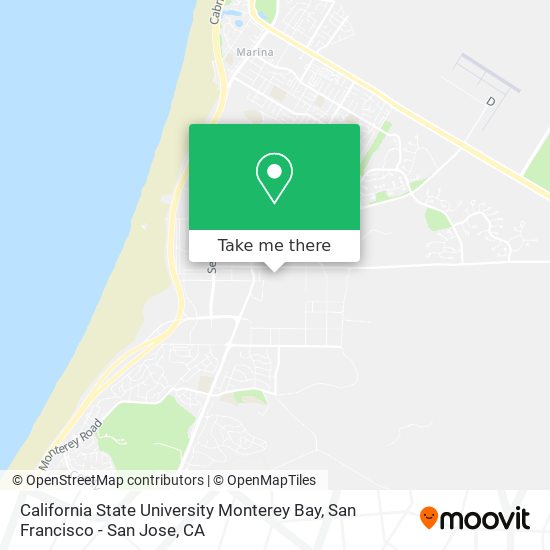 Map and Directions  California State University Monterey Bay