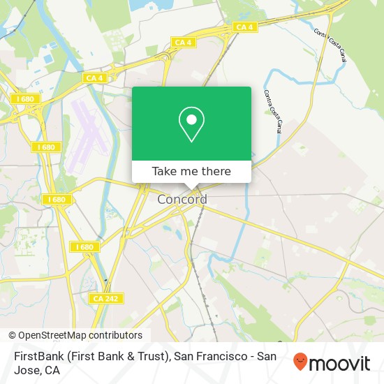 FirstBank (First Bank & Trust) map