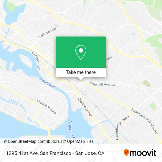 Mapa de 1295 41st Ave