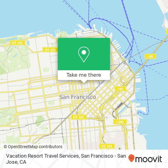 Vacation Resort Travel Services map