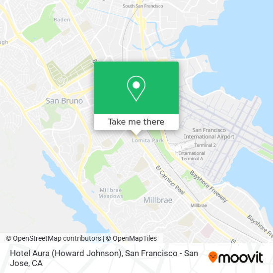 Hotel Aura (Howard Johnson) map