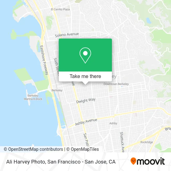 Mapa de Ali Harvey Photo