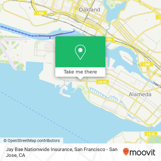 Jay Bae Nationwide Insurance map