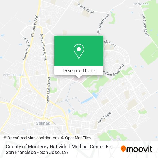 County of Monterey Natividad Medical Center-ER map