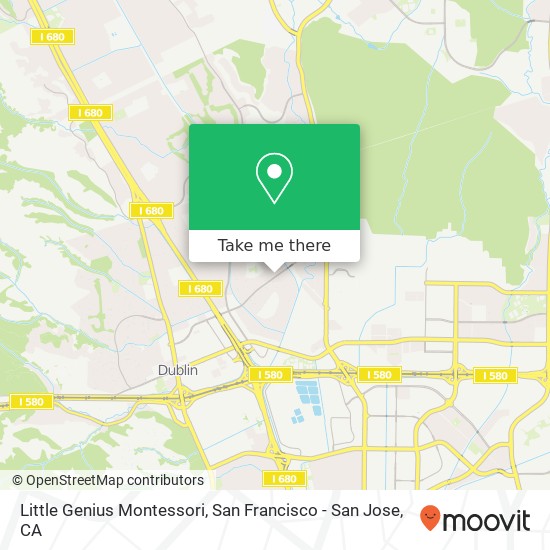 Mapa de Little Genius Montessori