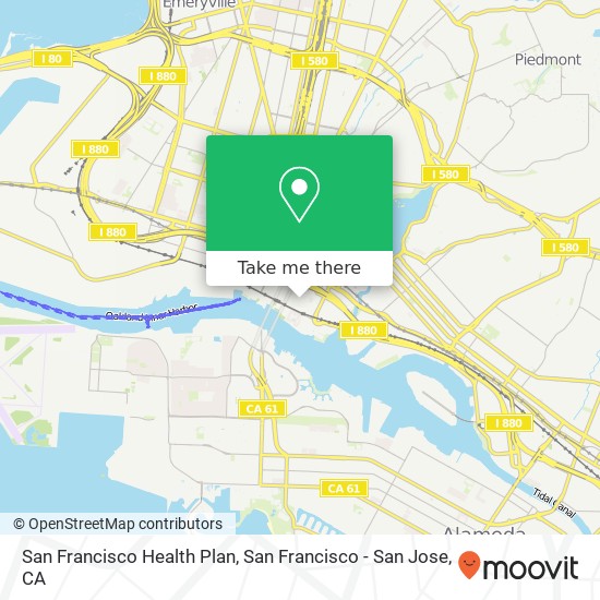 San Francisco Health Plan map